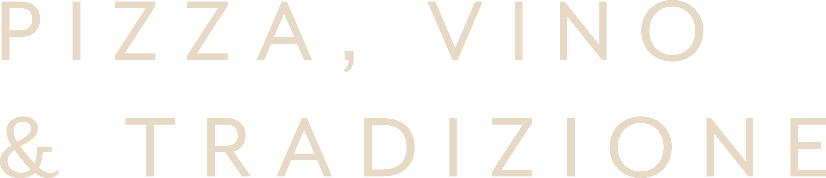 Pizza, Vino & Tradizione